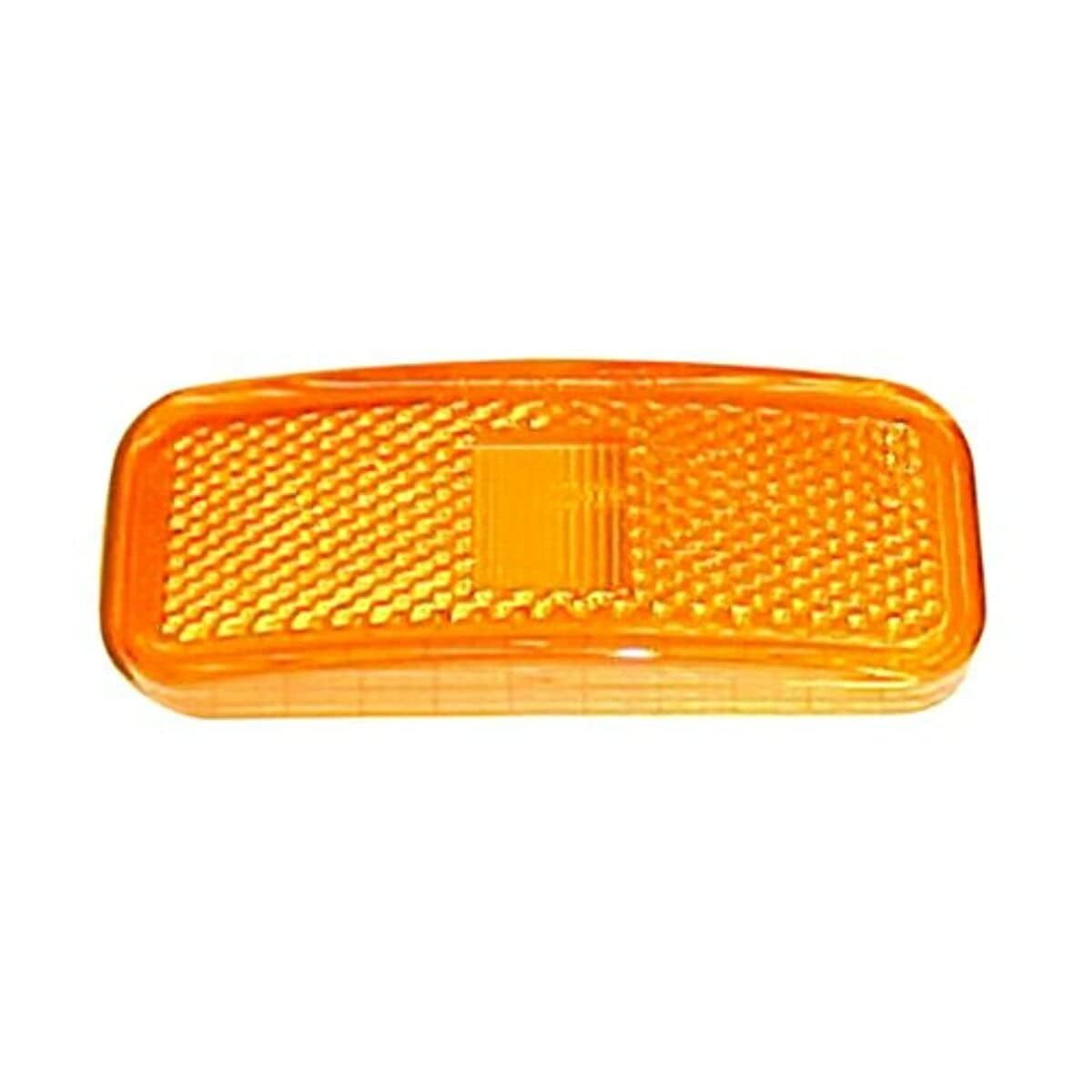 OPTRONICS A44ABP Optronics A-44ABP Amber Replacement Lens for Rectangular Marker/Clearance Light