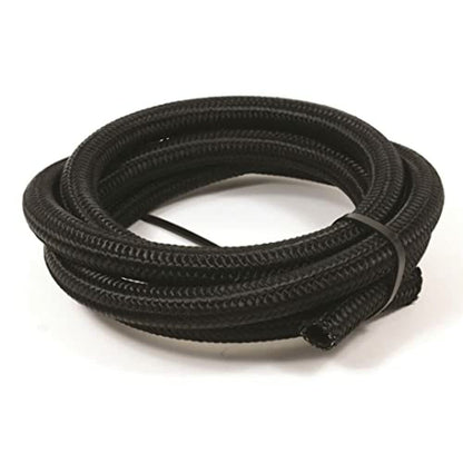 SPEEDFX 5350806 Speedfx 5350806 BLK NYLON SS BRD HOSE -8AN X 6'