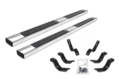 GO RHINO 6862418087PS Go Rhino 6862418087PS 6" OE Xtreme II Side Steps with Mounting Brackets Kit for Ford 99-16 F-250 Super Duty, Ford 99-16 F-350 Super Duty (Crew Cab Pickup)