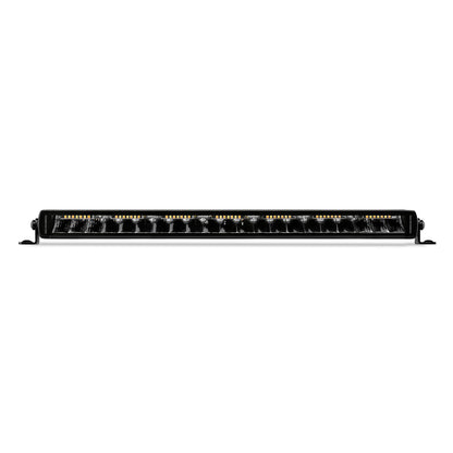 GO RHINO 751052012CSS Go Rhino Xplor Lighting: Blackout Combo Series 20.5" Single Row LED Light Bar w/ Amber Lighting | Side & Track Mount, Aluminum, Black | 751052012CSS