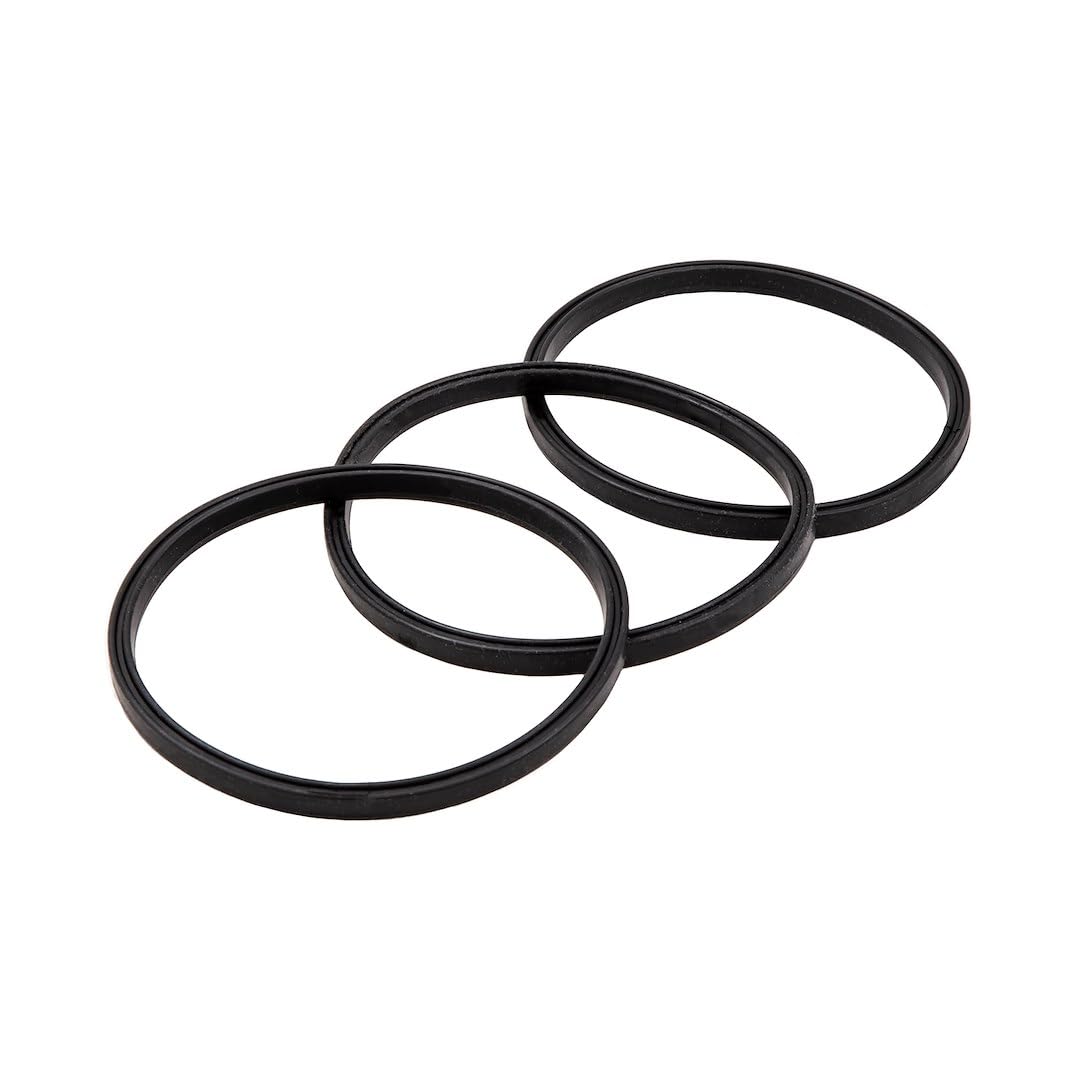 DURAFLEX 22190 Duraflex 22190 Gator Sewer Hose Replacement Gasket TPE Seal Fits All Gator Hose End Fittings Odor and Leak Proof 3.4 Inch Diameter Set of 3