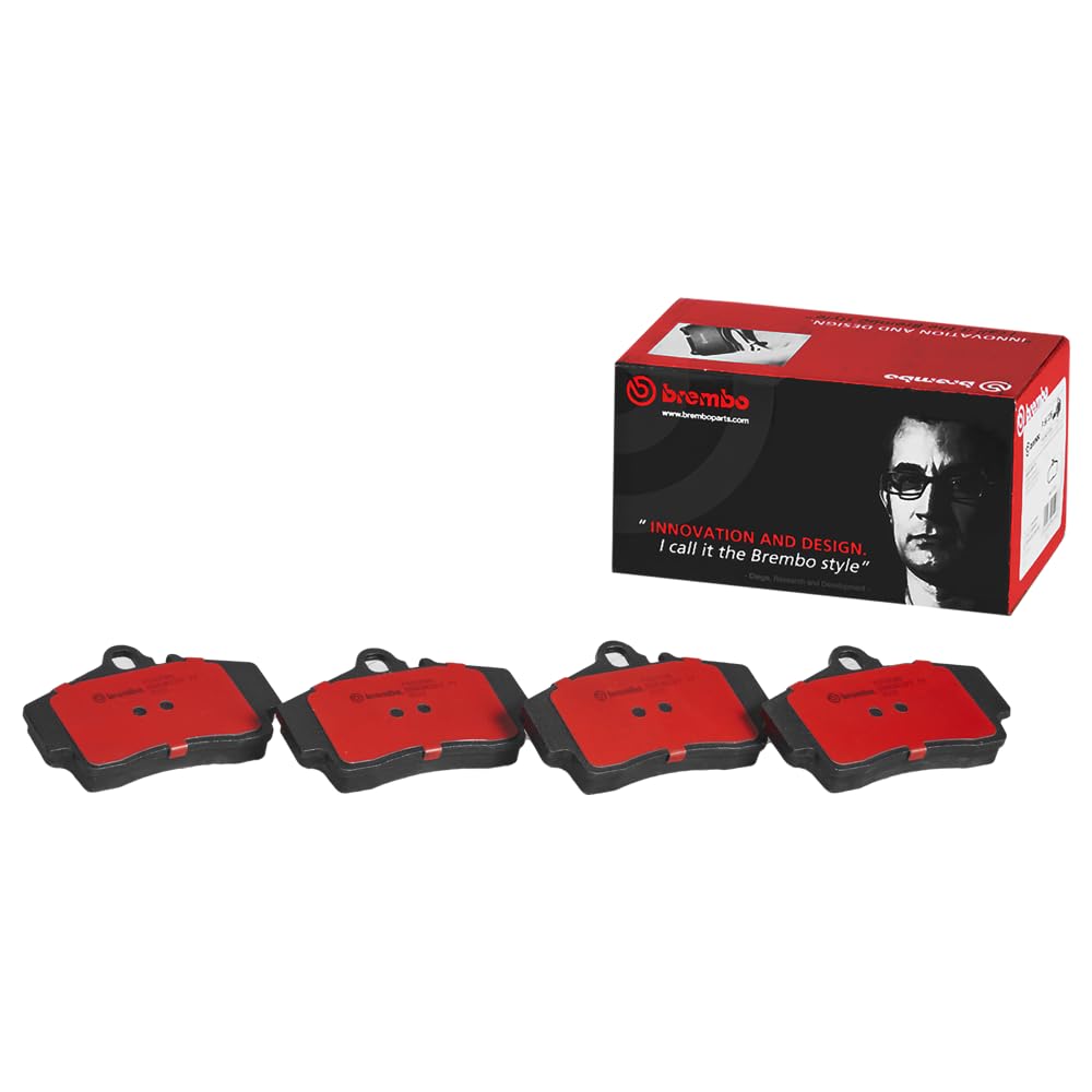 BREMBO P65008N Brembo P65008N Premium Ceramic Rear Disc Brake Pad Set PORSCHE OE# 98635293910