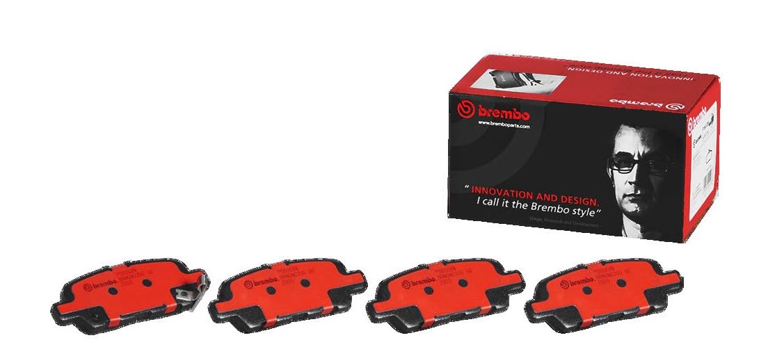BREMBO P56068N Brembo P56068N Premium Ceramic Rear Disc Brake Pad Set INFINITI/NISSAN/SUZUKI OE# D40609N00A