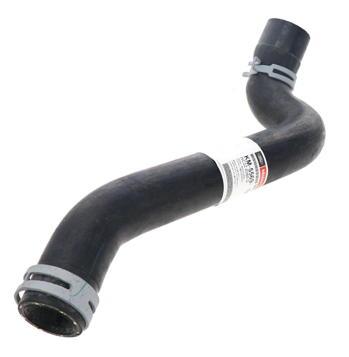 MOTORCRAFT KM5569 Motorcraft Upper Radiator Hose for 2019 Ford E-Series, Stripped - KM5569