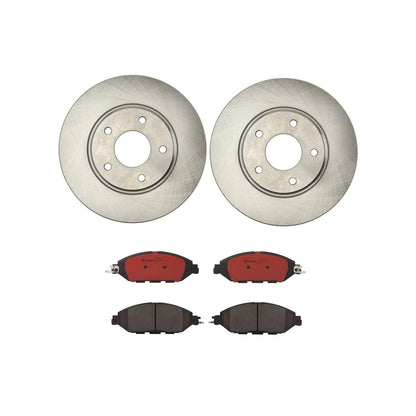 BREMBO KT00518 Brembo KT Series Premium Brake Kit (KT00518) for Nissan Pathfinder 2016-2016 | High-Performance Brake Pads & Rotors | Direct OE Replacement