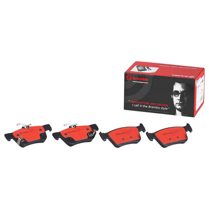 BREMBO P28089N Brembo P28089N Premium Ceramic Rear Disc Brake Pad Set HONDA OE# 43022TBAA02