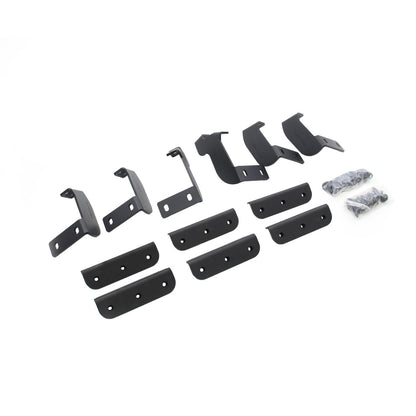 GO RHINO D64436TK Go Rhino Dominator Xtreme D1 / D2 / D6 / DS/DSS/DT Brackets | Mild Steel, Textured Black | D64436TK | Fits 2022-2024 Toyota Tundra Crew Max/Double Cab Pickup; 2023-2024 Toyota Sequoia