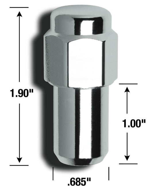 GORILLA 74187B Gorilla Automotive 74187B Extended Mag Lug Nuts (1/2" Thread Size)