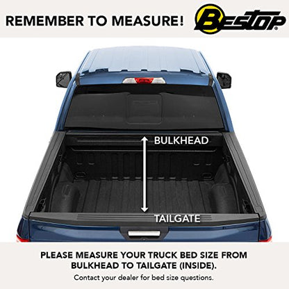 BESTOP 16108-01 Bestop 1610801 EZ-Fold Soft Tonneau Cover for Toyota 05-15 Tacoma, 5.0' Bed