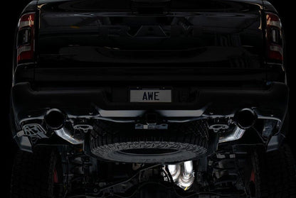 AWE Tuning 3015-33005 AWE Touring Dual 3' Cat-Back Exhaust, Black Tips for 2021-2023 TRX 6.2L