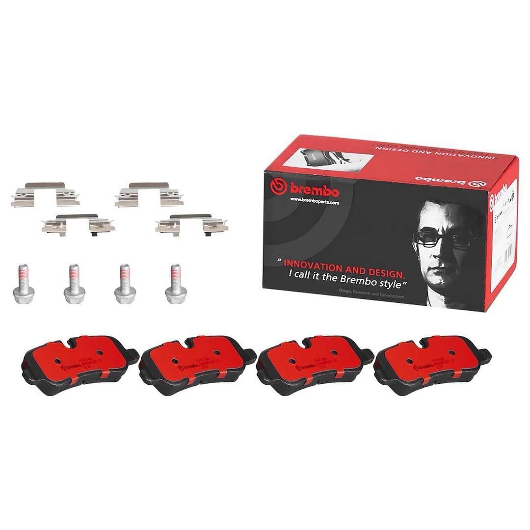 BREMBO P44019N Brembo P44019N Premium Ceramic Rear Disc Brake Pad Set LAND ROVER OE# LR015519