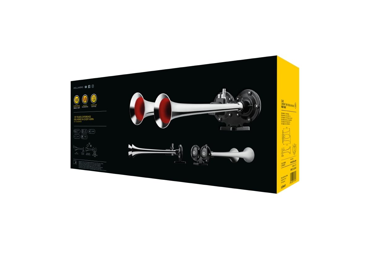 Hella 013410061 nobrandname COMPRESSED AIR TRUMPET HORN 24V 2-F
