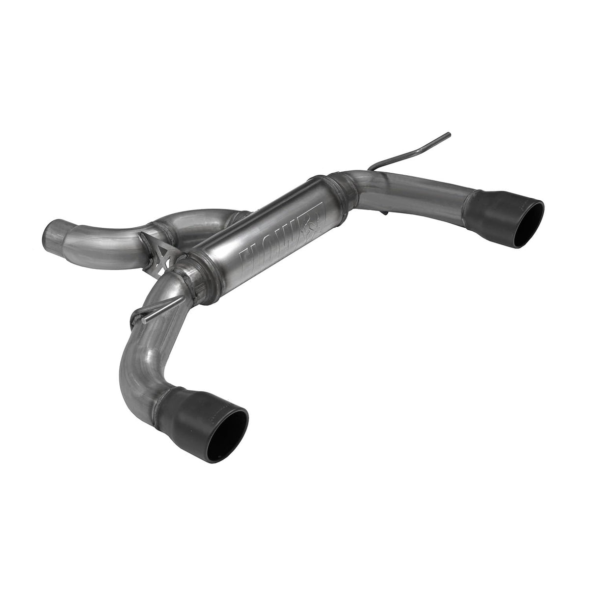 FLOWMASTER 718123 Flowmaster 718123 FlowFX Axle-Back Exhaust Kit 3 Inch 409 Stainless Steel Dual 4 Inch Black Ceramic Coat 304 Stainless Steel Tips Compatible with 2021-2024 Ford Bronco 2.3L 2.7L 2 & 4WD 2 & 4 Door