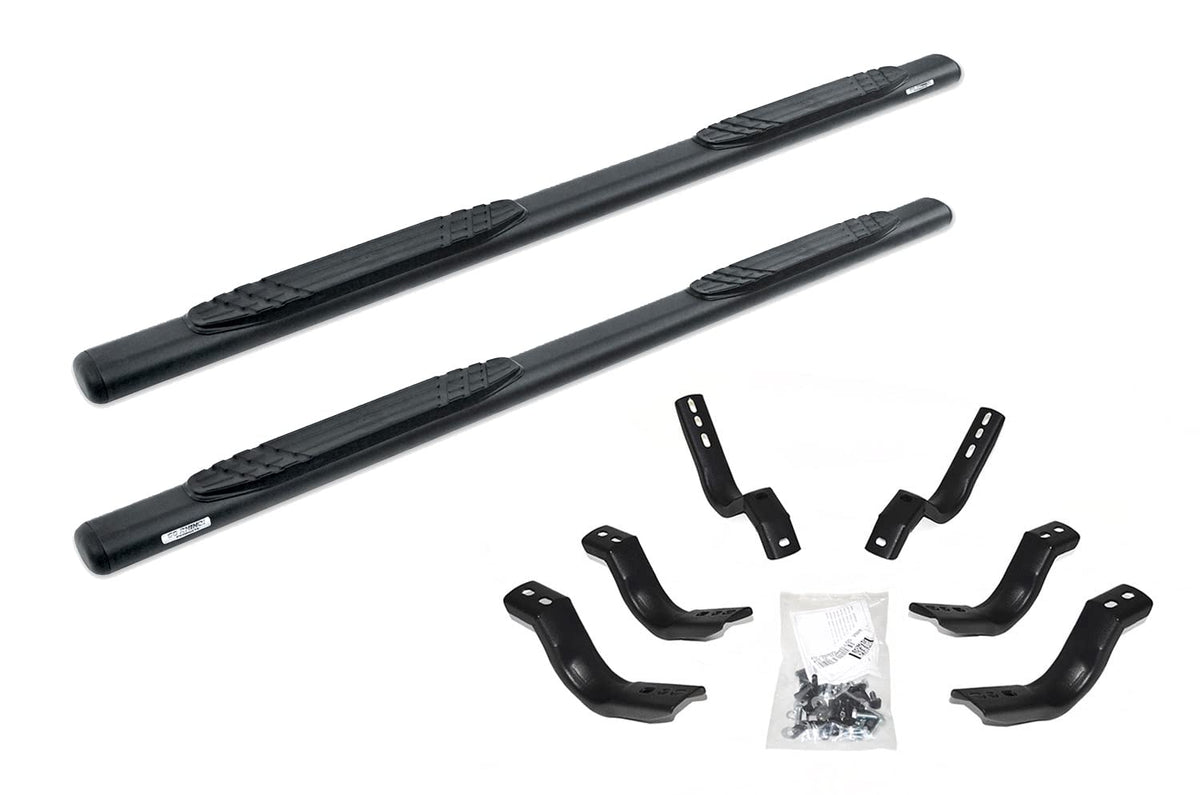 GO RHINO 684409987T Go Rhino 684409987T Textured Black 4" Dodge Crew Cab Length OE Xtreme Side Step (Complete Kit: Side Step and Brackets)