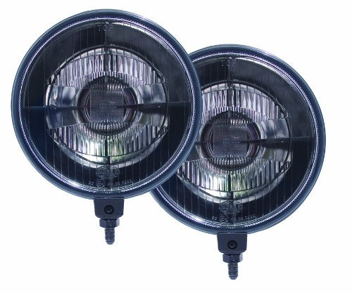 HELLA 005750991 Hella Black Magic 500 Halogen Series Driving Lamp Kit - Performance High Beam Off-Road Light for Pickup Trucks, SUV, 4x4, Jeep, Tractors / 005750991