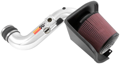 K&N 77-3077KP Cold Air Intake System: High-Flow Air Filter