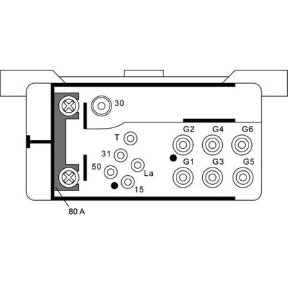 Hella 008188071 Control Unit, 12V 4Rv