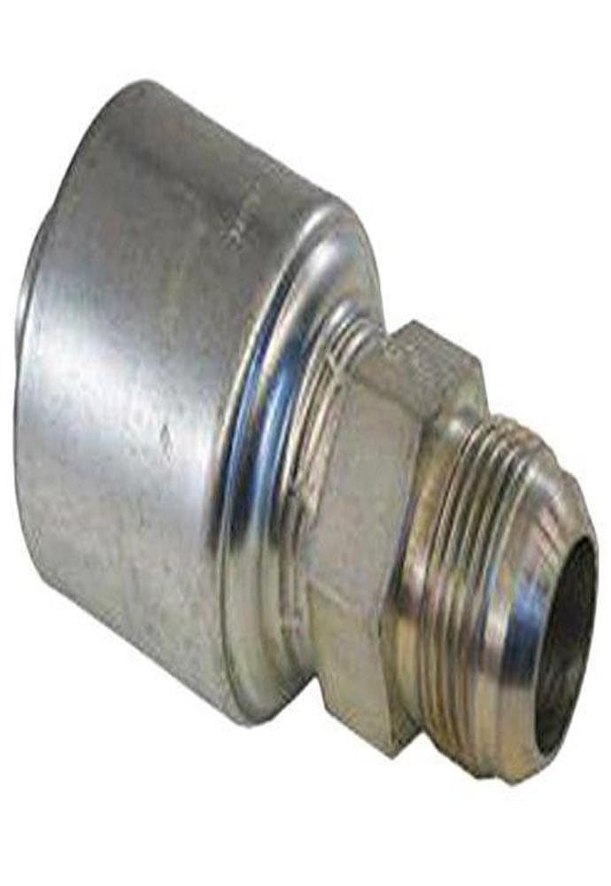 Gates G25195-0404 MegaCrimp Couplings, Male SAE 45 Flare, Zinc