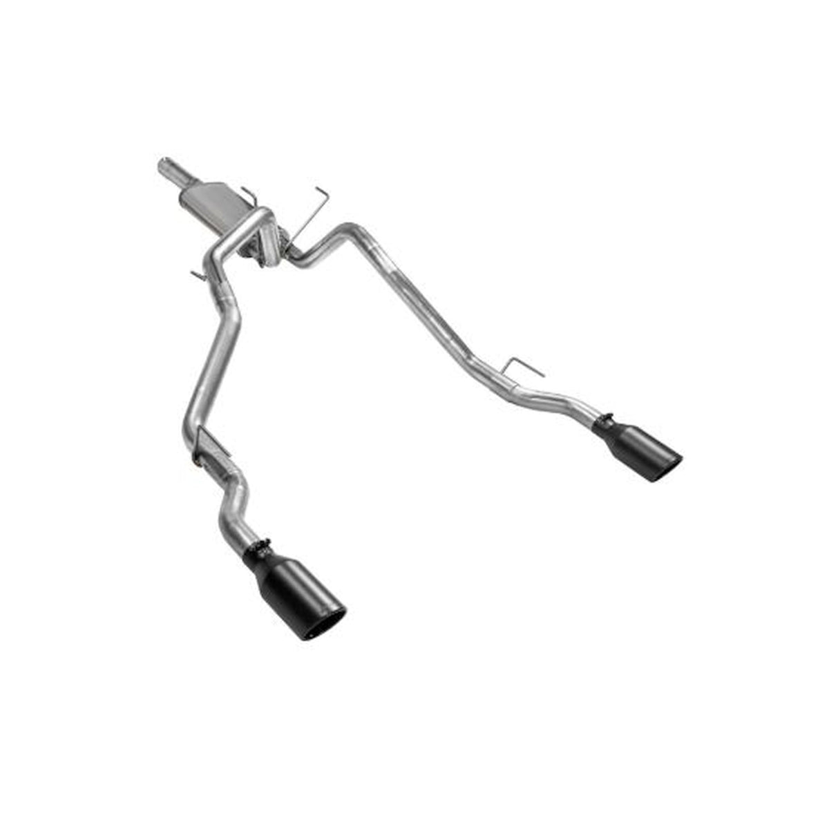 FLOWMASTER 717860 Flowmaster 717860 FlowFX Cat-Back Exhaust Kit Dual 2.5 Inch 409 Stainless Steel Tailpipes 4.5 Inch Black Ceramic 304 Stainless Steel Tips Compatible with 2009-2024 Classic Body Ram 1500 5.7L Hemi