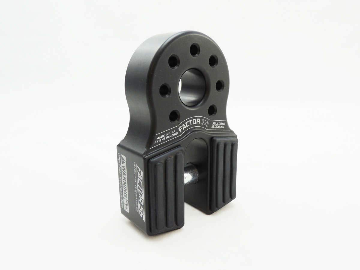 FACTOR 55 00375-04 Factor 55 Flat Splicer Low-Profile Design for Synthetic Rope, Fits Synthetic Rope up to 1/2" - Black