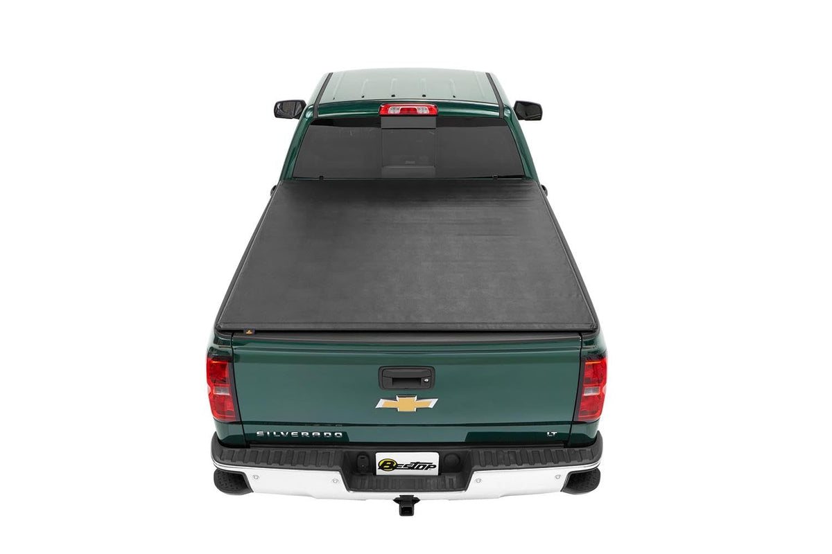 BESTOP 19225-01 Bestop 1922501 EZ-Roll Soft Tonneau Cover for 2019-Current Chevy Silverado Or GMC Sierra 1500/2500/3500, 6.5' Bed