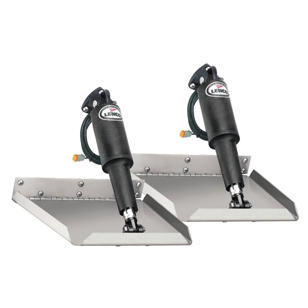 LENCO 15014-101 LENCO Marine Trim TAB KIT Edge Mount 9 x 12, White, Medium