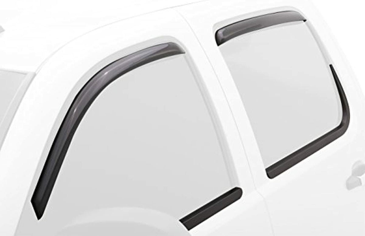 LUND 182452 RealTruck Lund 182452 Ventvisor Elite Side Window Deflector for 2017-2018 Ford Super Duty Standard Cab, 2 Piece