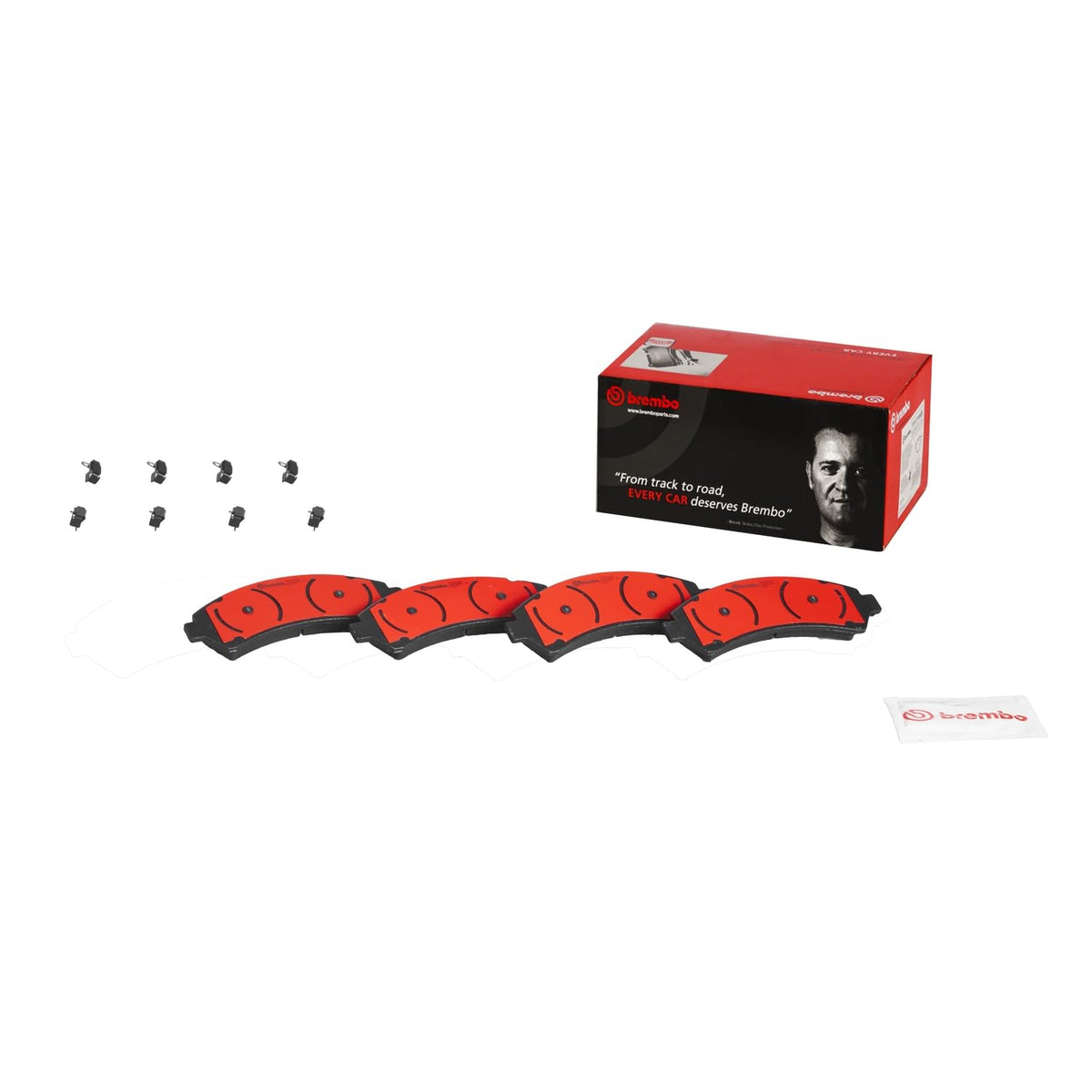 BREMBO P10016N Brembo P10016N Premium Ceramic Front Disc Brake Pad Set CHEVROLET OE# 18024863