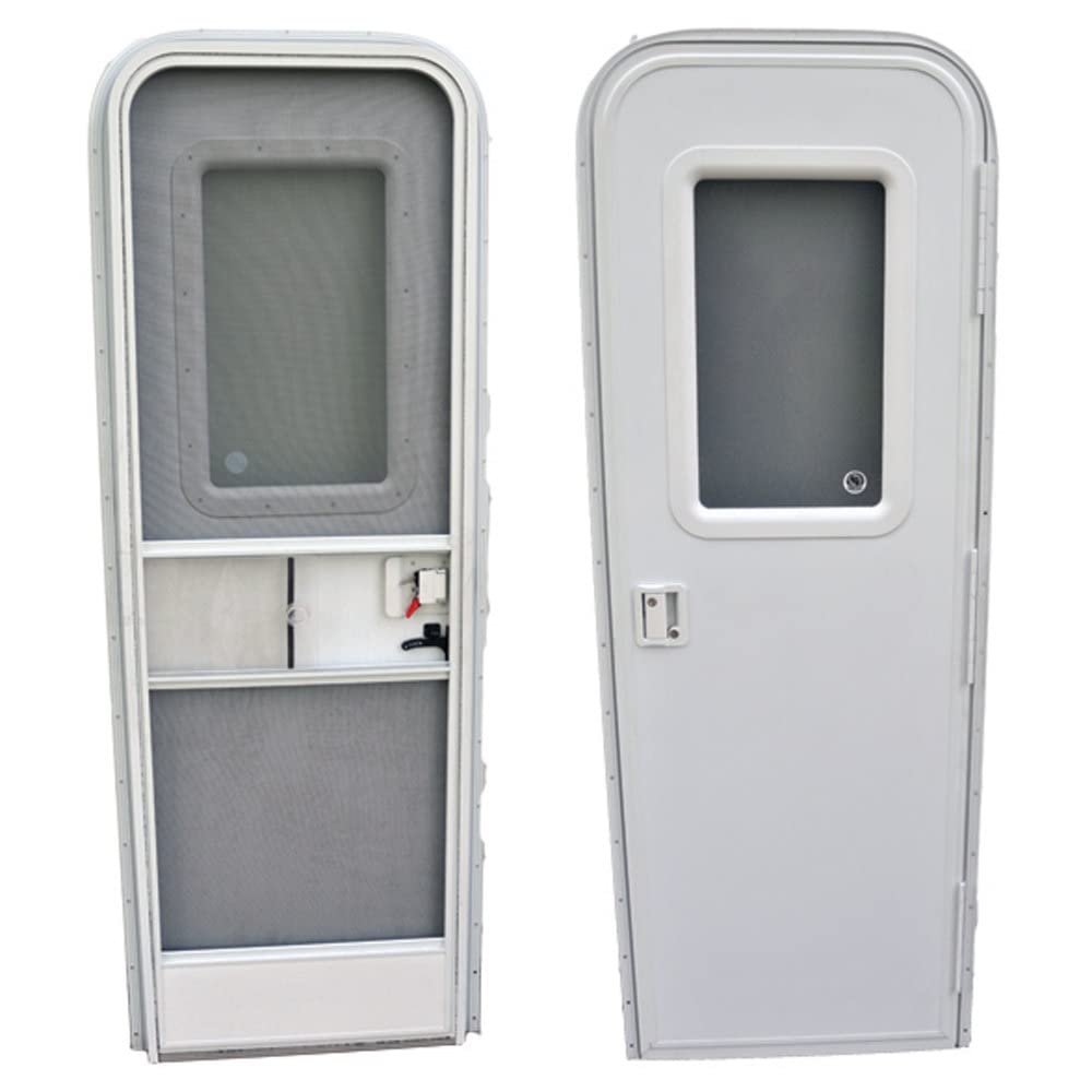AP PRODUCTS 015-217709 AP Products 015-217709 Polar White 26" x 72" Right Handed Radius Entrance Door