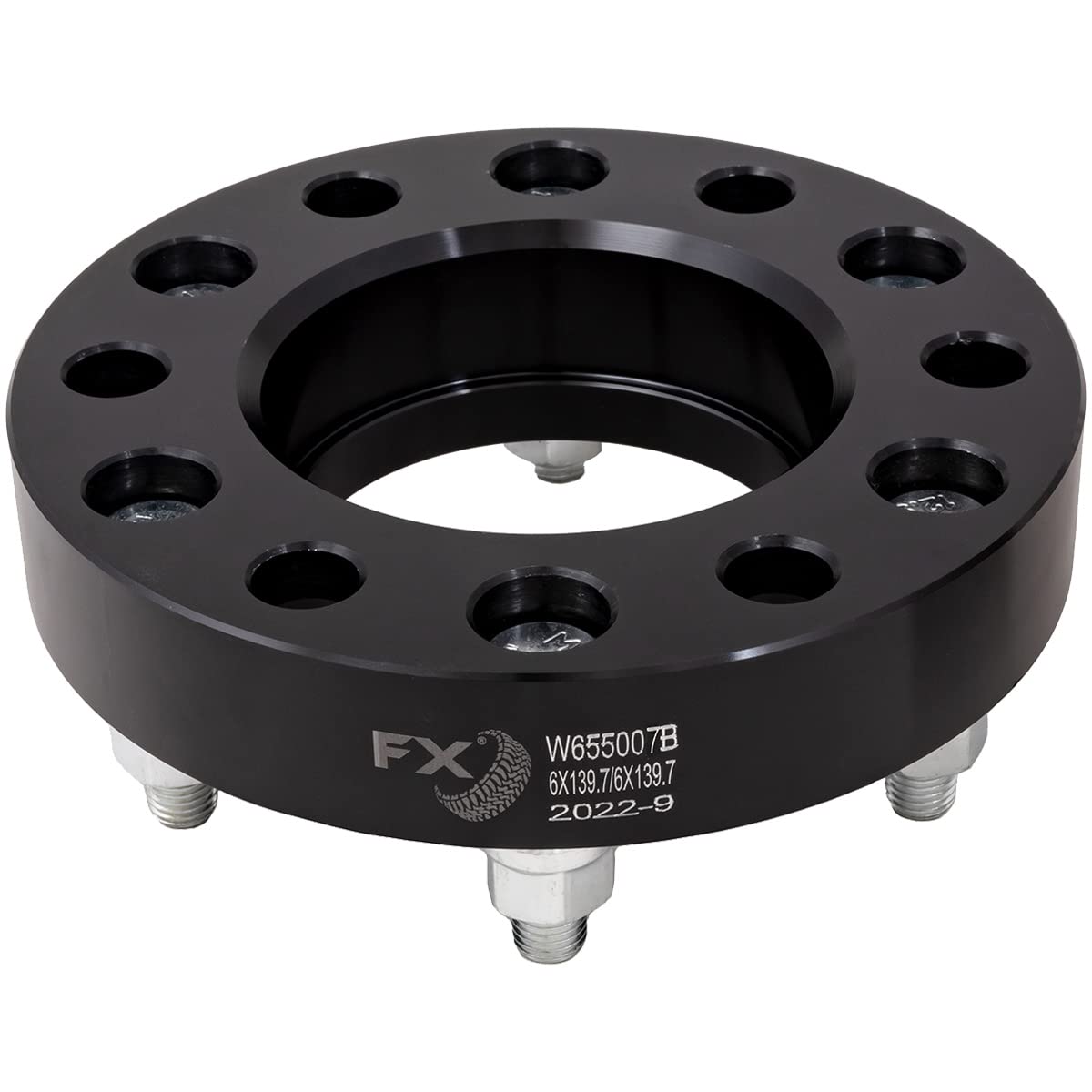 TRAILFX W655007B Trailfx Hub Centric Wheel Spacers 6x139.7mm/ 6x5.50 Bolt Pattern; 1-1/2 Inch Thickness; Compatible/Replacement for Ford Bronco