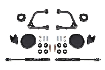 FABTECH K7086M Fabtech 3 UCA KIT W/UNIBALLS & FR SHK SPCRS & RR COIL SPACERS & RR STEALTH 2022 TUNDRA K7086M