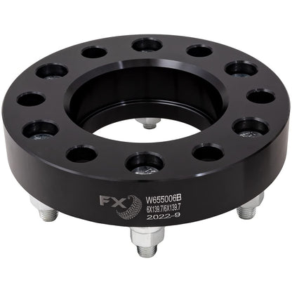 TRAILFX W655006B Trailfx W655006B HUB CENT SPCR BLK 6X5.5 12X1.5 FORD