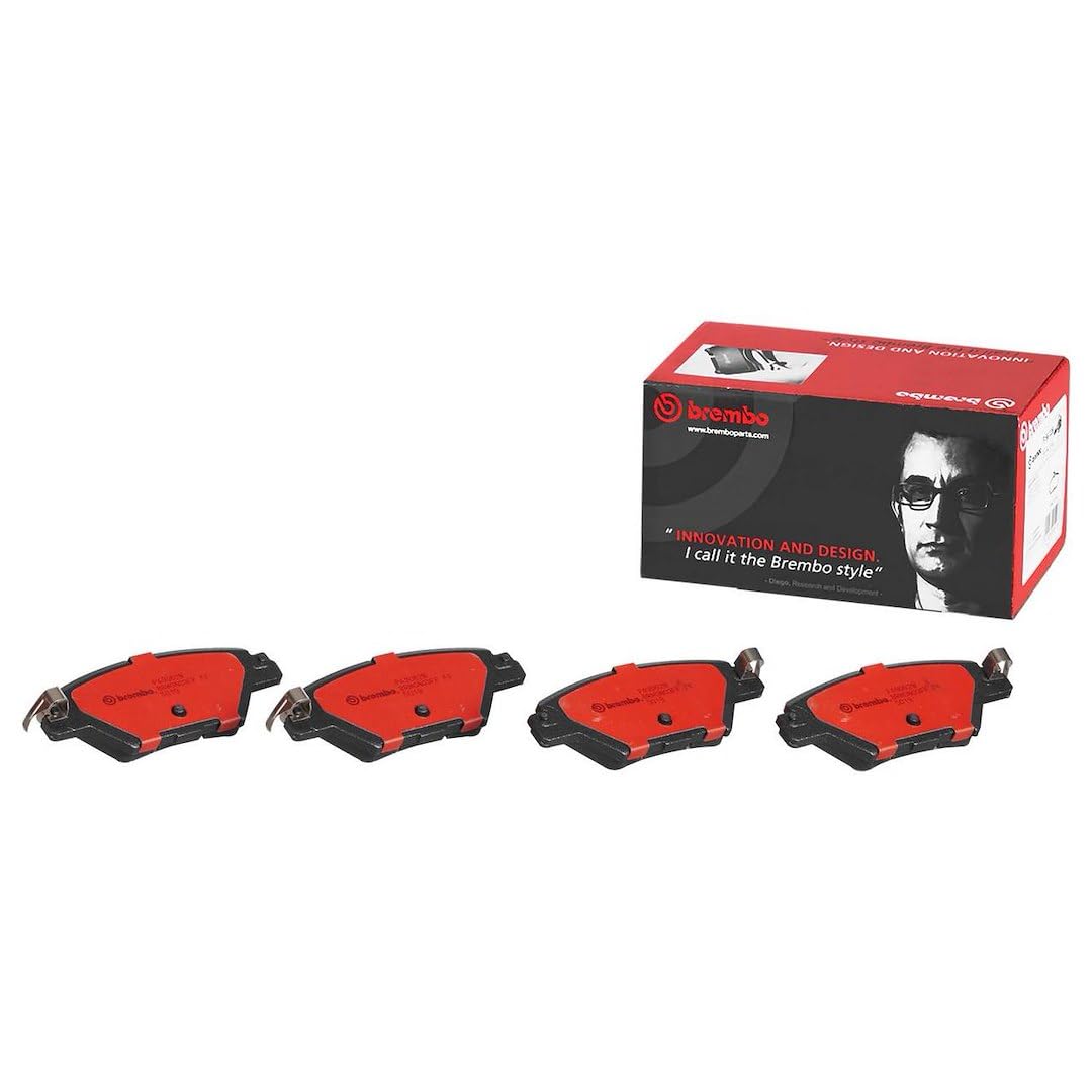 BREMBO P49062N Brembo P49062N Premium Ceramic Rear Disc Brake Pad Set MAZDA OE# TKY82648ZA