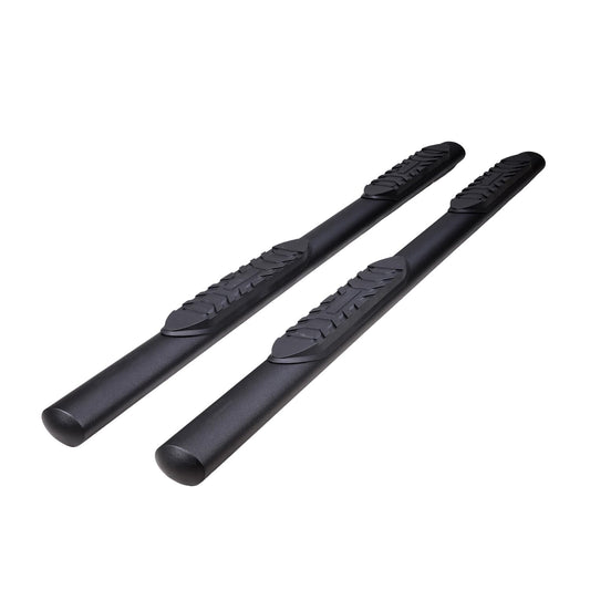 TRAILFX A1558T TrailFX A1558T TFX 4 Inch Oval Tube Side Steps Nerf Bar Fits 2022-2025 Toyota Tundra Crew Max Black Powder Coated Steel Welded End Caps Rocker Panel Mount with Slip-Resistant Step Pads