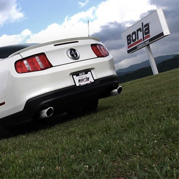 BORLA 11796 BORLA 11796 Axle-Back Performance Exhaust System for 2011-2014 Ford Mustang 3.7L V6 Automatic/Manual Transmission Coupe/Convertible.