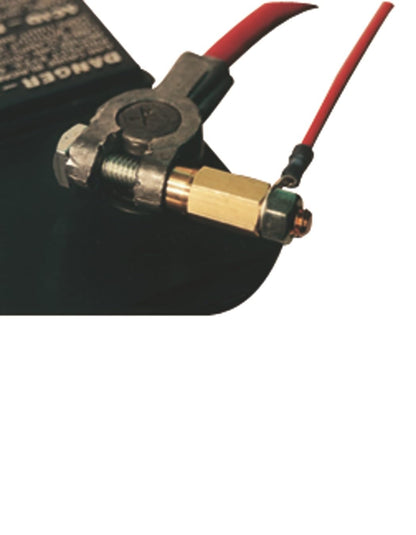WIRTHCO 30600 Battery Doctor WirthCo 30600 Top Post Battery Terminal Bolt and Nut Extender, Solid Brass, 5/16-18 Stud, 1.44 Inch Overall Length, 1/2 Inch Hex