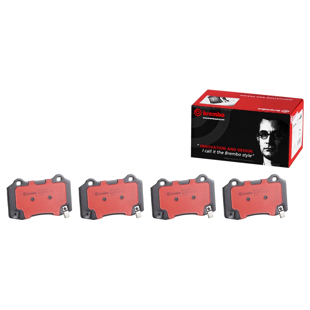 BREMBO P11024N Brembo P11024N Premium Ceramic Rear Disc Brake Pad Set CADILLAC/CHEVROLET/CHRYSLER/DODGE/FPV/JEEP OE# 89047744