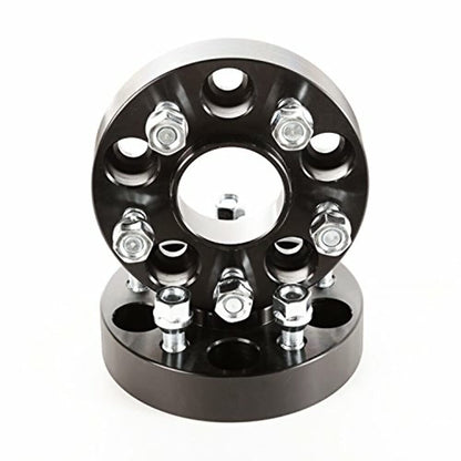 RUGGED RIDGE 15201.20 Rugged Ridge 15201.20 Wheel Spacer Kit, Black, 1.25 inch; 15-Current Renegade