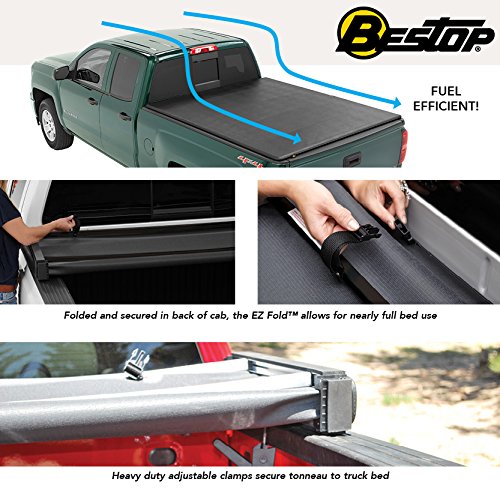 BESTOP 16217-01 Bestop EZ-Fold Soft Tonneau 1621701 for Chevy/GMC Silverado/Sierra