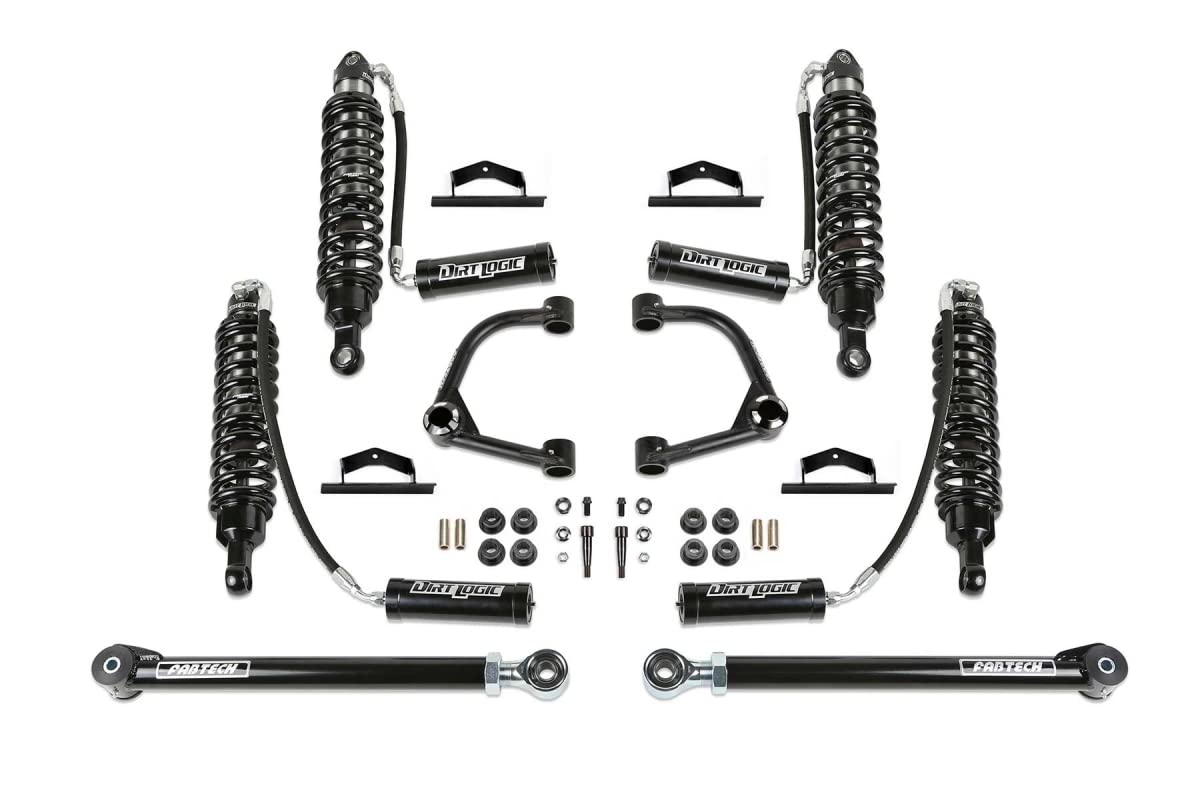 FABTECH FTS22356 Fabtech - 21-22 Bronco Rear Dirt Logic 2.5 Reservoir Coilovers (FTS22356)
