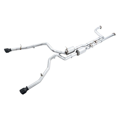 AWE Tuning 3015-33005 AWE Touring Dual 3' Cat-Back Exhaust, Black Tips for 2021-2023 TRX 6.2L