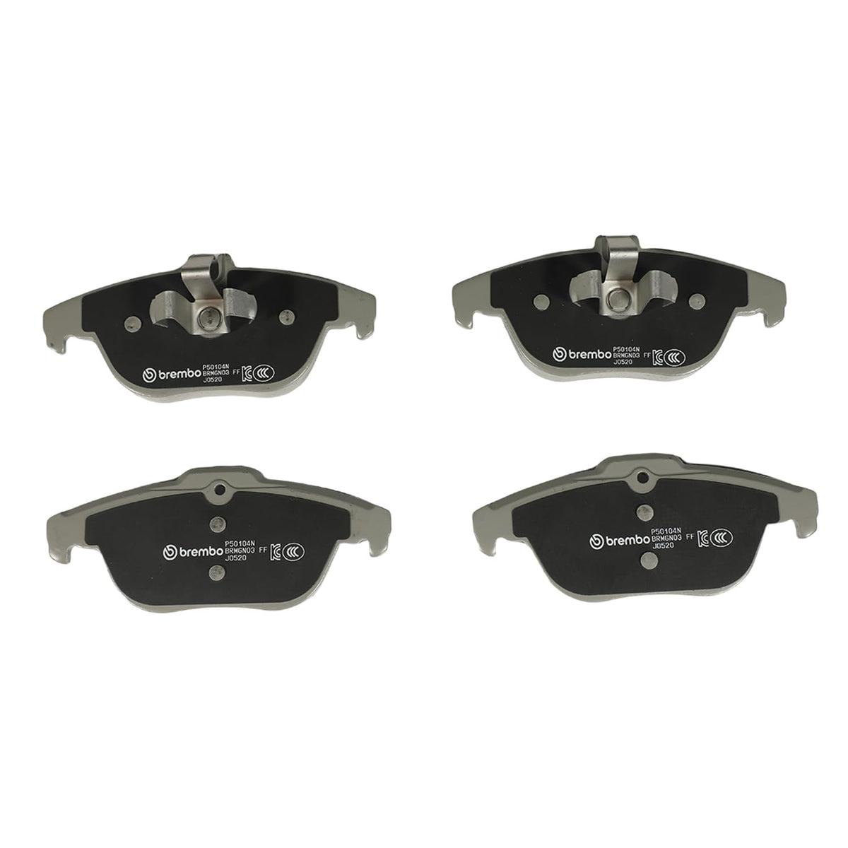 BREMBO P50104N Brembo P50104N Premium Ceramic Rear Disc Brake Pad Set MERCEDES-BENZ/MERCEDES-BENZ (BBDC) OE# 0054204920