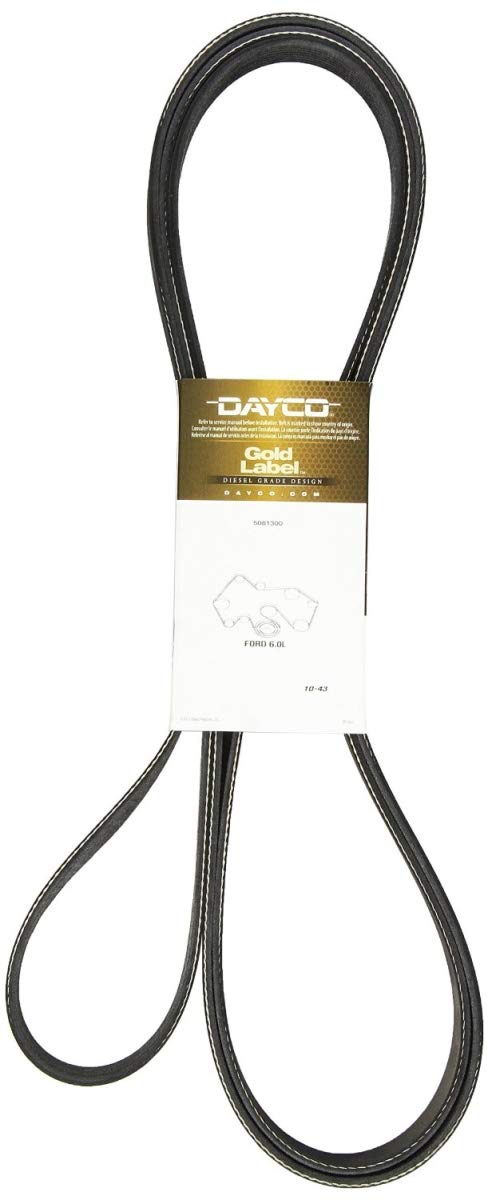 Dayco 5081300 Serpentine Belt , Black