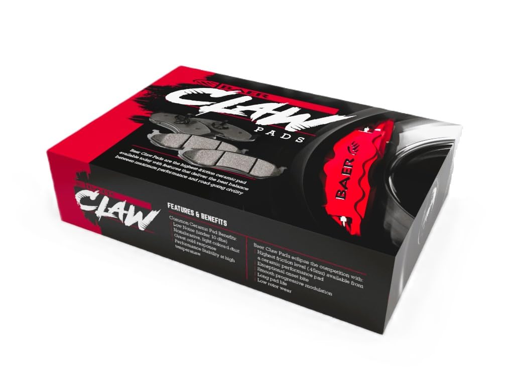 Baer Brakes D2382 Brake Pads, Claw, Ceramic Compound, High