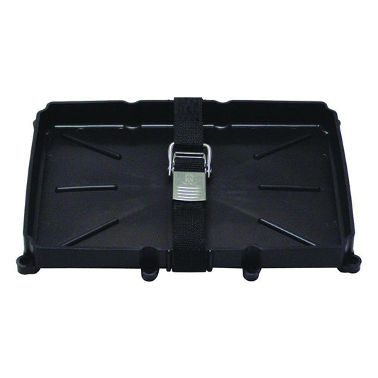 T-H MARINE NBH-24-SSC-DP T-H Marine NBH-24-SSC-DP Battery Holder Tray with Stainless Steel Buckle, 24 Series
