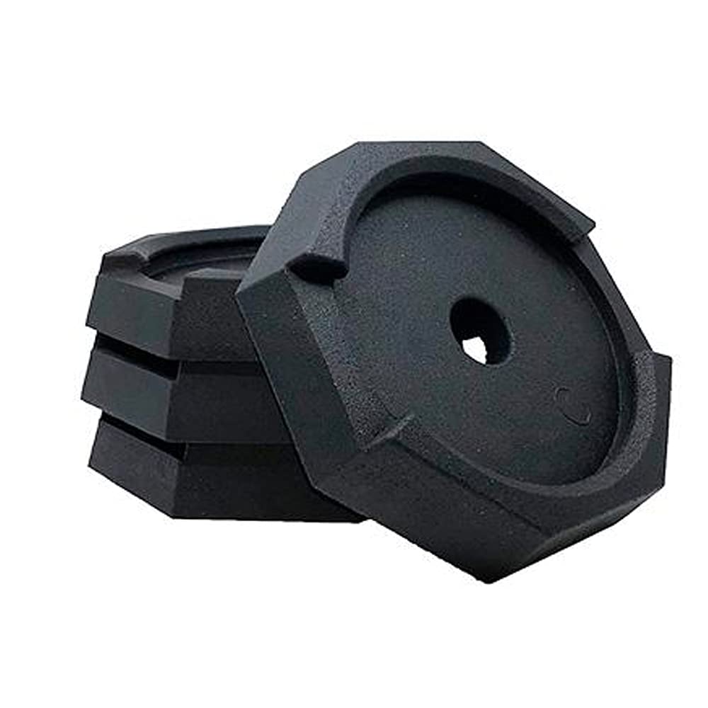 SNAPPAD HI8BSP4 SnapPad HiWay RV Leveling Pads - Permanent Jack Stabilizers for RVs - 8" and 11.5" Round Leveling Jack Pads for HWH Leveling System - Heavy Duty Replacement for Blocks - Made in The USA (4-Pack)