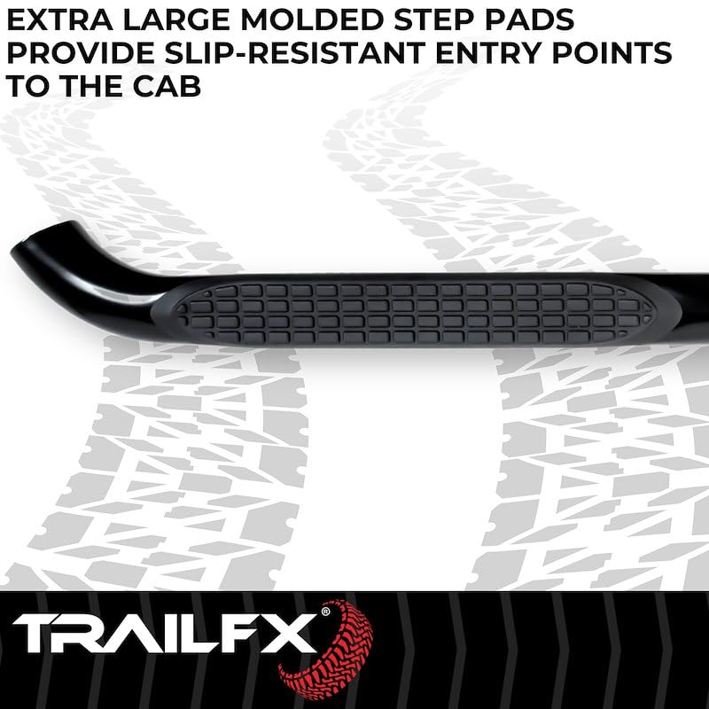 TrailFX 1130304093 Trail FX Black 3" Side Bar