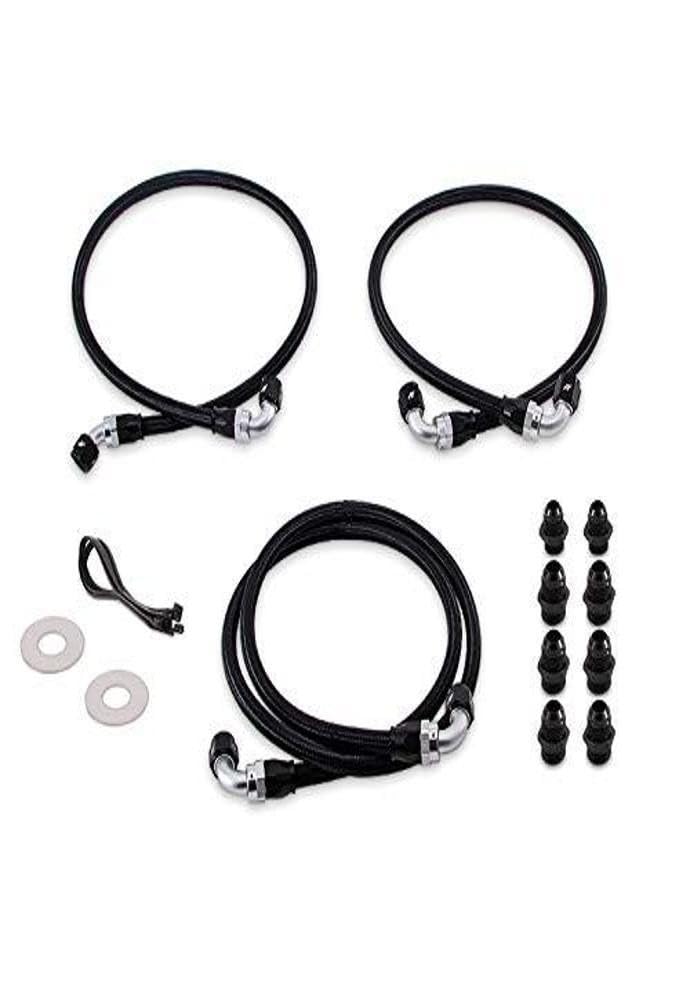 MISHIMOTO MMTCL-DMAX-06 Mishimoto MMTCL-DMAX-06 Transmission Cooler Line Kit, Compatible With Chevrolet/GMC 6.6L Duramax (LLY/LBZ/LMM) 2006-2010