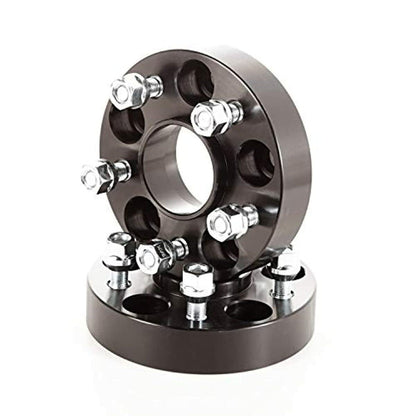 RUGGED RIDGE 15201.20 Rugged Ridge 15201.20 Wheel Spacer Kit, Black, 1.25 inch; 15-Current Renegade