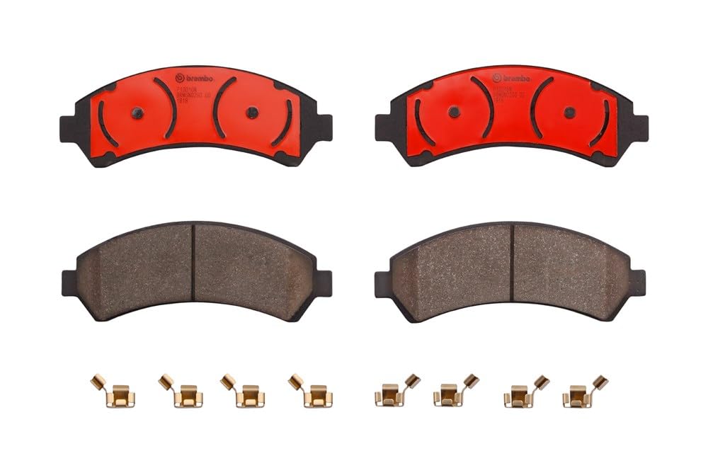 BREMBO P10016N Brembo P10016N Premium Ceramic Front Disc Brake Pad Set CHEVROLET OE# 18024863